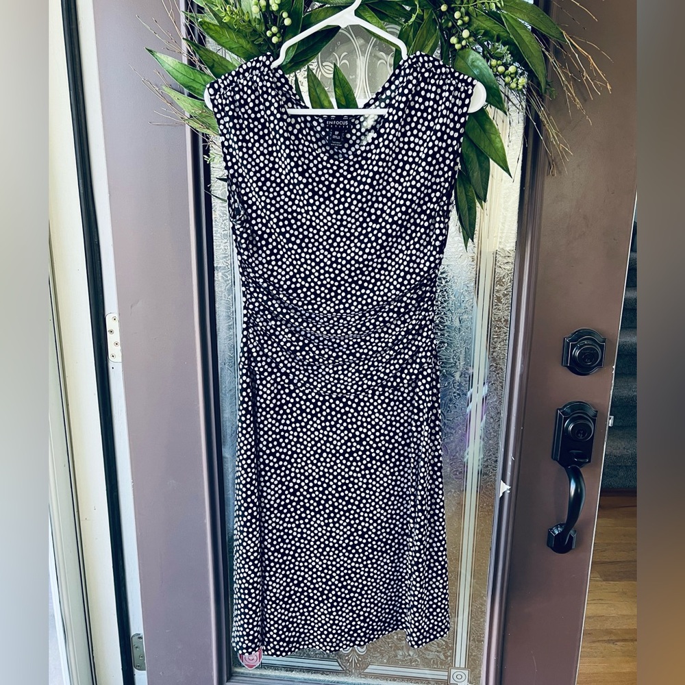 Enfocus Studio Polka Dot Dress
